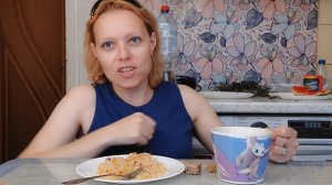 МУКБАНГ почему всегда готовит МУЖ? Пришлось ВСЕ побрить! ПЛОВ доедаем