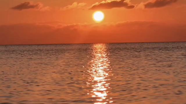 Закат на море в Крыму