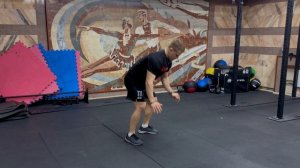 Берпи с отрывом ладоней в нижней точке|Hand release burpee