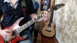 Кино - Мама анархия live версия _Кавер на гитаре Drop D