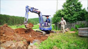 СКОРО В ДЕРЕВНЕ БУДЕТ ВОДА | ПОСТАВИЛИ ПЕРВЫЙ КОЛОДЕЦ | СТАРЫЕ ПОСТРОЙКИ ПОД ЗЕМЛЁЙ | ОКРОШКА
