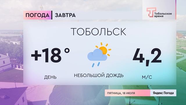 Прогноз погоды на 18 июля