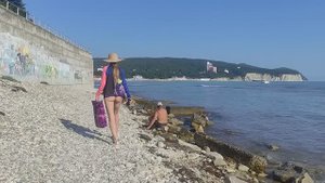 Дивноморское от пляжа Факел до городского