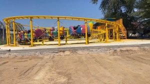 Аттракцион Катальная горка "Гусеница" Установили. Американские горки от Games Group