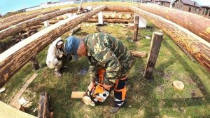 Установка половых балок