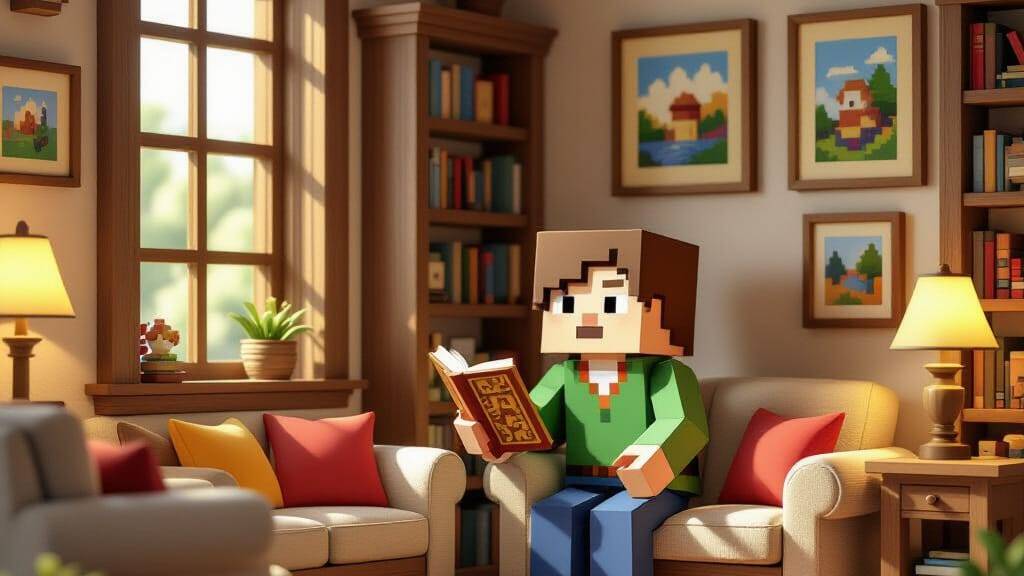 Книжный уют и искусство на стенах📚