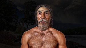 Скульптурный портрет неандертальца