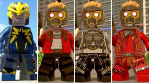 МУЛЬТ ЛЕГО ВСЕ КОСТЮМЫ ЗВЁЗДНОГО ЛОРДА В LEGO MARVEL