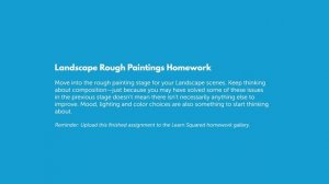 5. Landscape Rough Paintings Homework