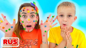 Влад и Ники и веселая история про икоту! Видео для детей.