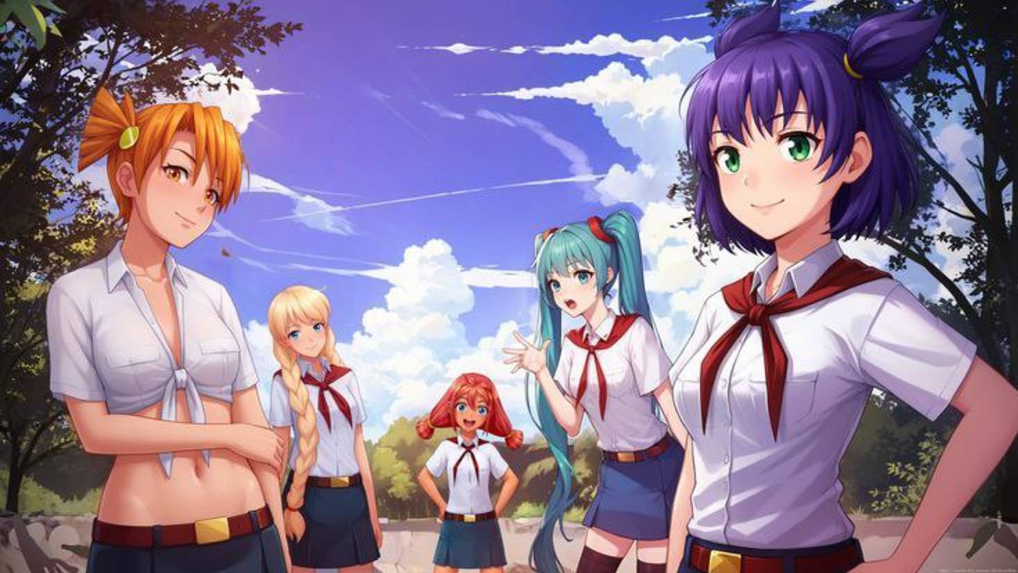 БУЛКИ, КЕФИР И РОК'Н'РОЛЛ♪ #1 • МОД БЕСКОНЕЧНОЕ ЛЕТО :3 смотреть онлайн