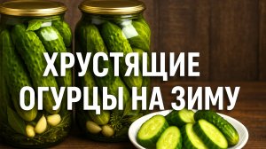 Секретные ингредиенты для хрустящих огурцов! Заготовка на зиму, проверенная годами!