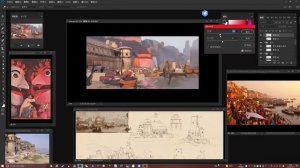 2. Port Scene from the Water Composition Changes
