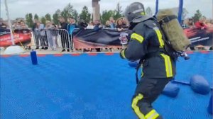 Соревнования " Сильнейший пожарный"