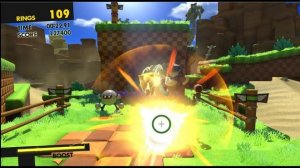 Sonic Forces прохождение за соника первый акт Green Hill