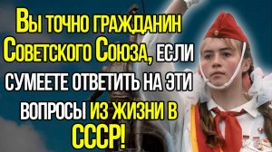 Вы Настоящий Знаток Советского Союза, Если Сможете Ответить На Все 10 Вопросов Теста!