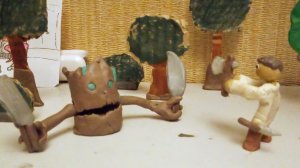 1часть Древол приключения Владимира Пластилиновый мультик