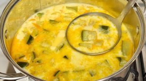 КАБАЧКОВЫЙ СУП! Простой и вкусный рецепт супа из кабачков и овощей! Полезный овощной суп!