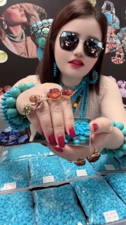 20250715-5 Natural Sterling Treatment Turquoise Cabochon: Fingertip Treasure that Solidifies Deep -