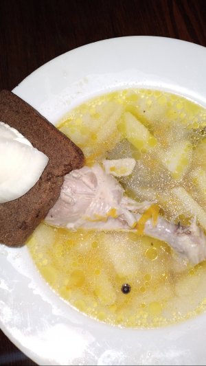 Вкусный свежий супик