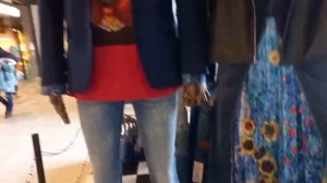 Джинсовая инсталляция