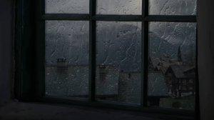 Шум Дождя за Старым Окном | Атмосфера Дождливой Деревни для Сна