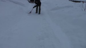 Деревенский зимний фитнес