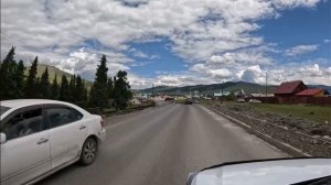 Путешествие на машине по дороге от села Акташ до Каменных грибов на Алтае
