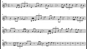 Беловежская пуща ноты Саксофон альт