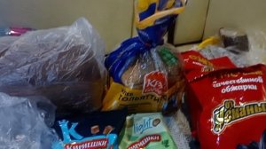 Покупки из магазина Магнит и Победа.