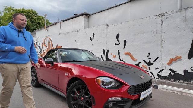 Замечательный Abarth 124 Spider | Восстановление заводских наклеек на капоте, бампере, багажнике