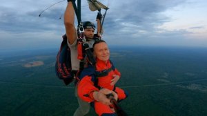 Аэродром Волосово , первый прыжок с парашютом