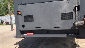 Мобильный грохот сортировка в транспортированном положенни
