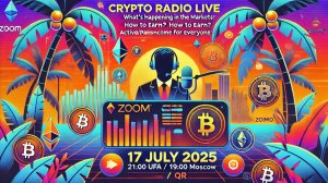 Крипто-радио в эфире в июле.