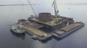 Хмелевка. Саратовская область.
Строительство моста через Волгу. Июль 2025