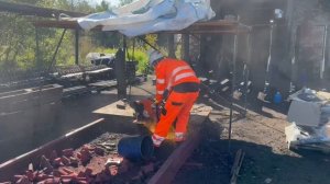 Станок рельсорезный РР100Д (двусторонняя лапа, двигатель Zimani, производство ЖЕЛДОРМЕХАНИКА)