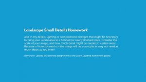 5. Landscape Small Details Homework