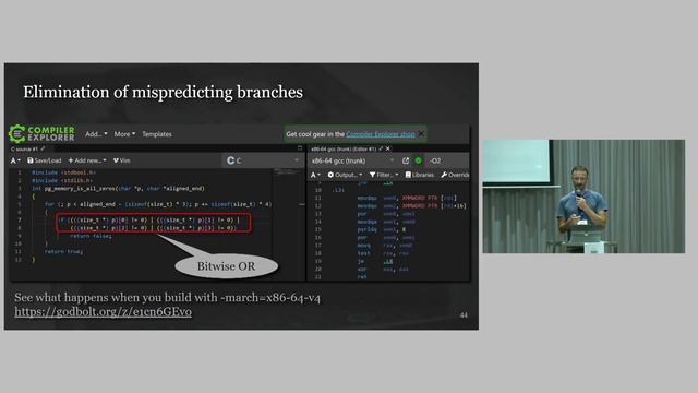 PGCdev25 Writing fast C code for a modern CPU (and applying it to PostgreSQL) (PGConf.dev 2025)
