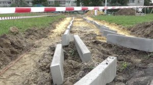 Жители дождались! В посёлке Хорлово продолжается благоустройство дворовой территории