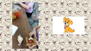 Участники мастер-класса валяли весёлого щенка