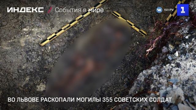 Во Львове раскопали могилы 355 советских солдат