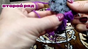 Коврик"Цветочная полянка" часть 1