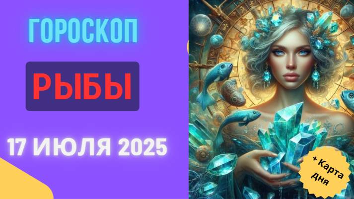 ♓ ГОРОСКОП НА СЕГОДНЯ 17 ИЮЛЯ 2025: РЫБЫ, ВАША ЧУТКОСТЬ ПРИНЕСЕТ УДАЧУ!