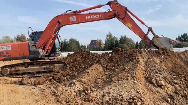 Надежный и легкий, габаритный, гидравлический экскаватор среднего класса Hitachi ZX180LCN-5G