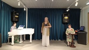 "Не пой, красавица, при мне", музыка Н.С. Титова, слова А.С. Пушкина.