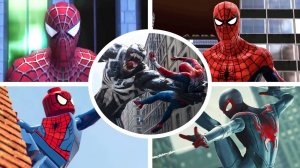 МУЛЬТ ЧЕЛОВЕК ПАУК ВСЕ НАЧАЛЬНЫЕ ЗАСТАВКИ ИЗ ИГР MARVEL SPIDER MAN ЧАСТЬ 1 МУЛЬТИКИ ДЛЯ ДЕТЕЙ