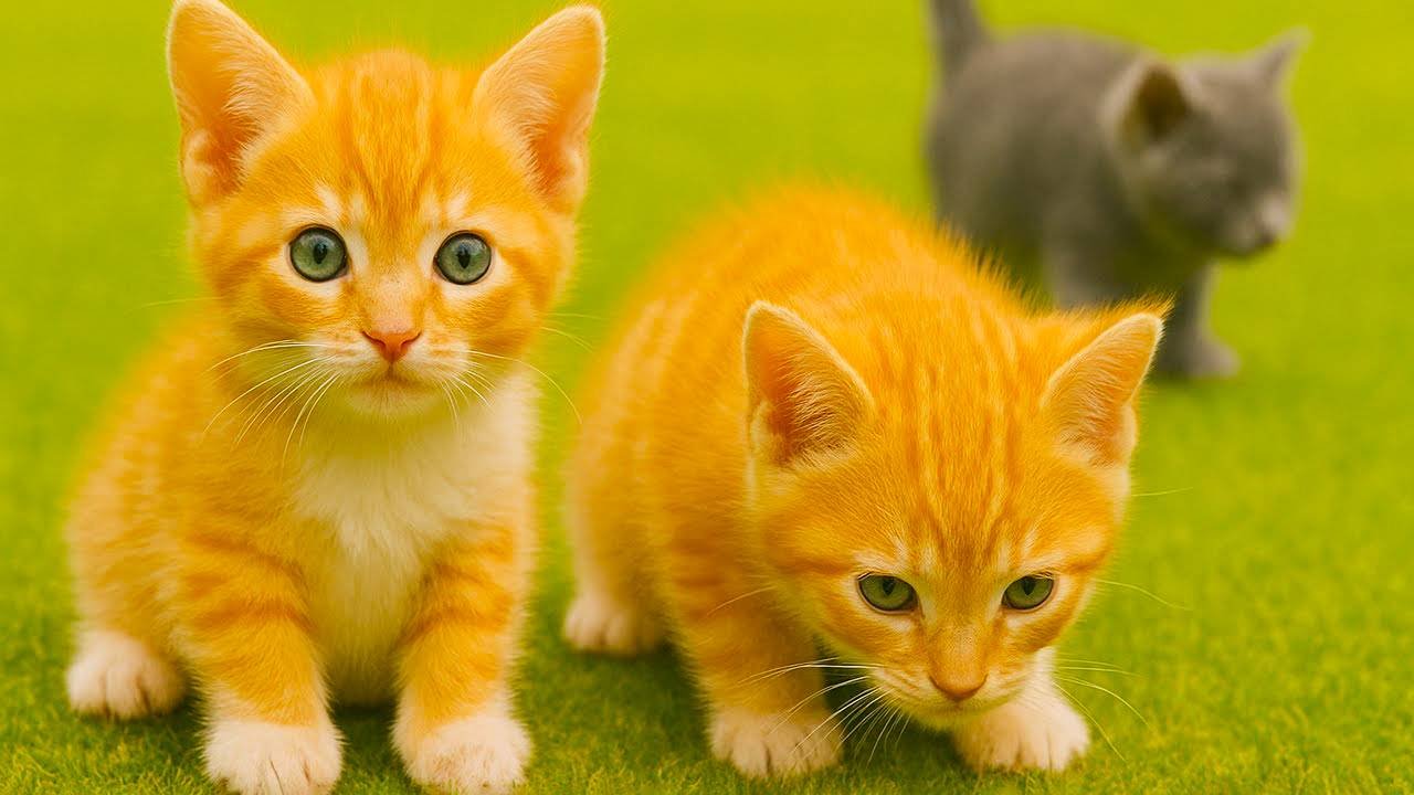 😹Пушистые комочки мило мяукают на солнце🔥