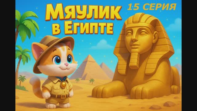 15 серия Мяулик в Египте🐫🐱✨
