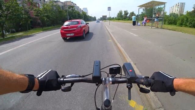 Замалий інтервал від авто до велосипеда ч.2 #велосипед смотреть онлайн