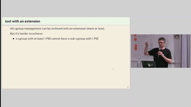 PGCdev25 PostgreSQL container groups, aka cgroups down the road (PGConf.dev 2025)
